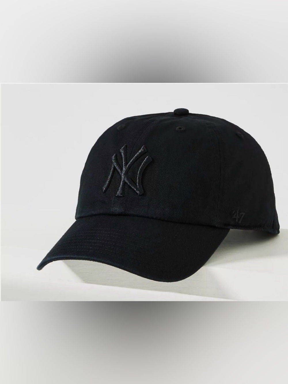 Anthropologie ‘47 Brand New York Yankees Black MVP Cap. One Size. Black Color.